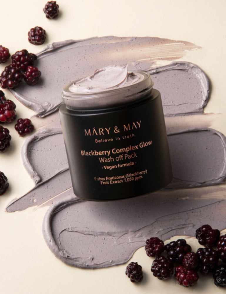 MARY & MAY Blackberry Complex Glow Wash off Pack 125g