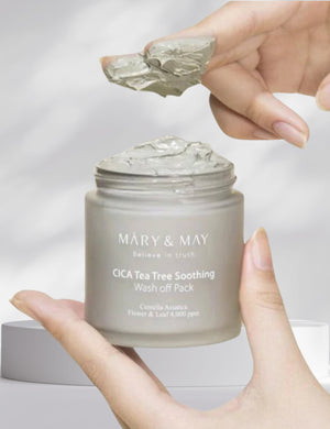 MARY & MAY CICA TeaTree Soothing Wash off Pack 30g / 125g