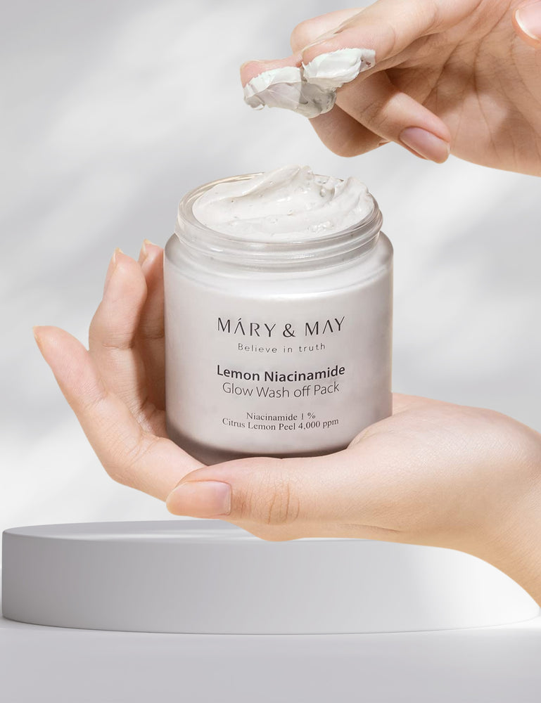 MARY & MAY Lemon Niacinamide Glow Wash off Pack 125g