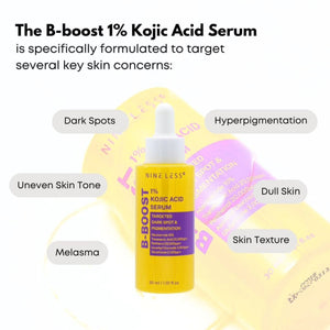 NINELESS B-Boost 1% Kojic Acid Serum 30ml